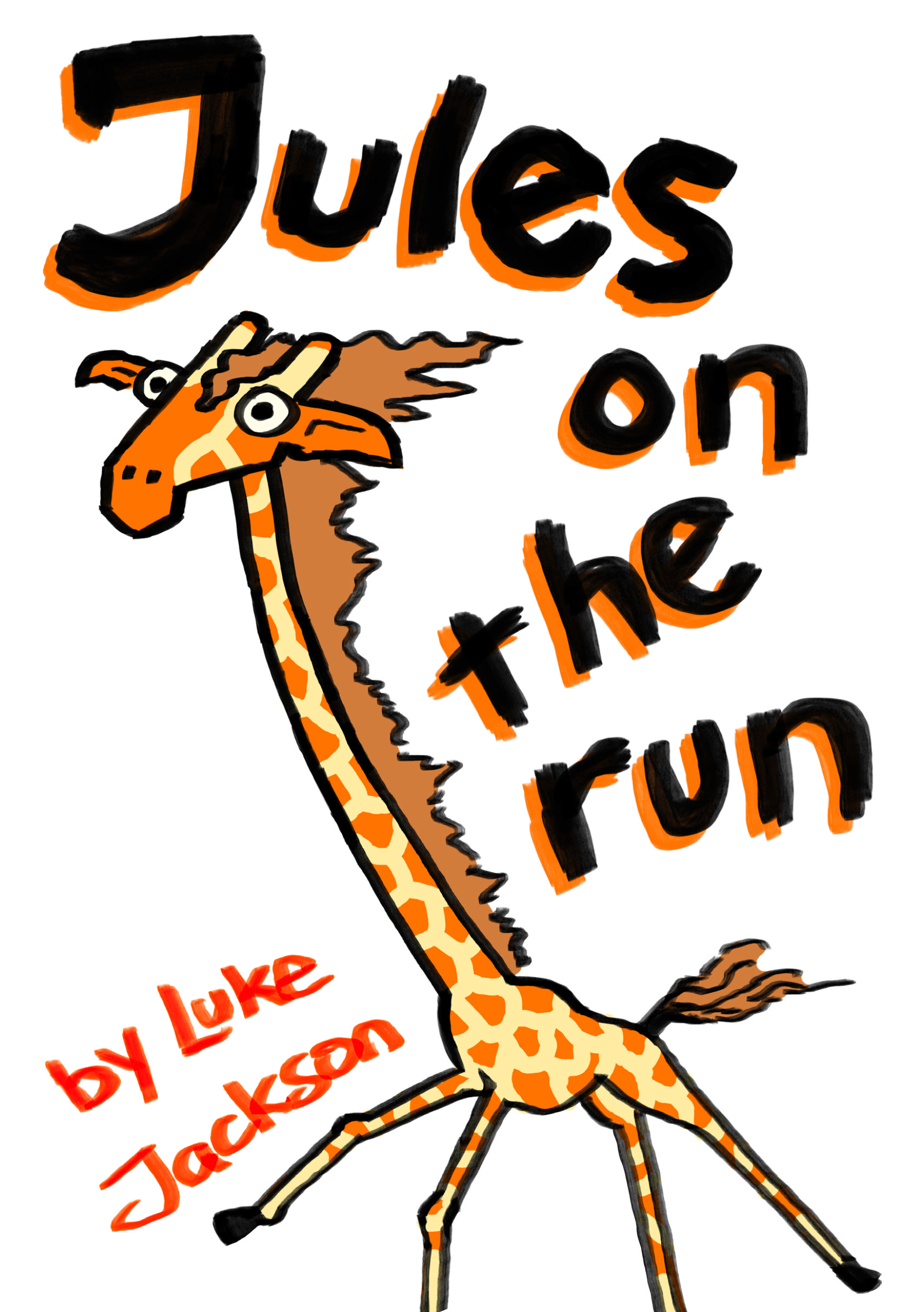 jules on the run zine cover